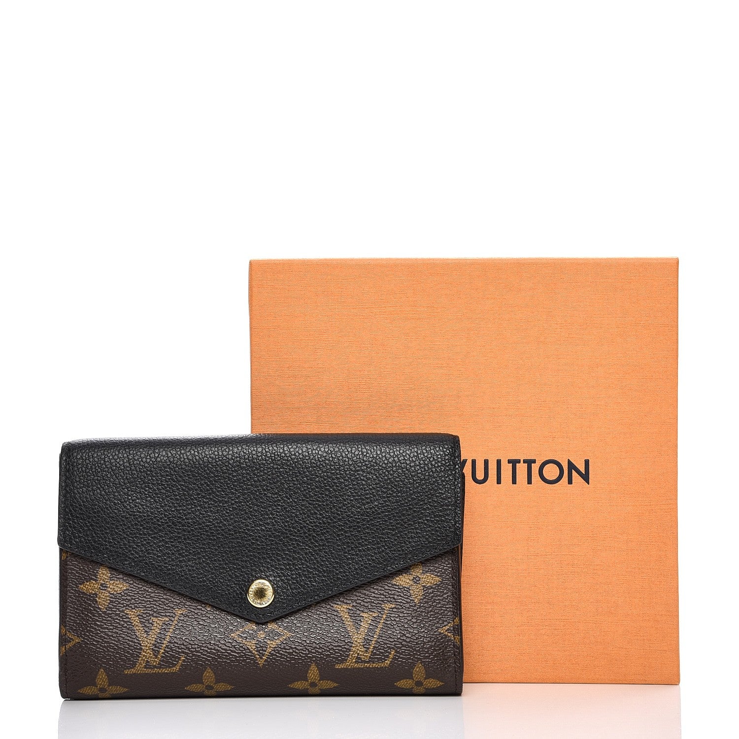 Louis Vuitton Monogram Pallas Compact Wallet Black 8 of 8