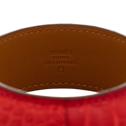 Hermes Alligator Astral Bracelet S Geranium 4 of 5