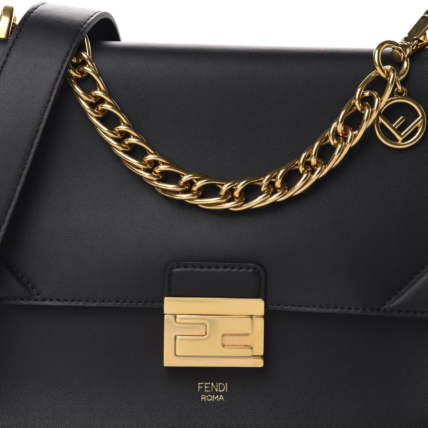 Fendi Vitello Grace Matte F is Fendi Kan U Shoulder Bag Black 10 of 10