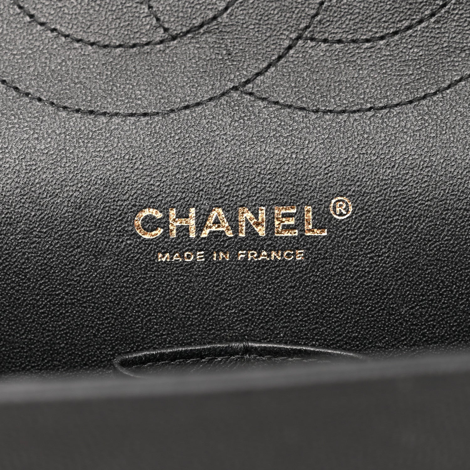 Chanel Caviar Chevron Quilted Jumbo Double Flap Black 6 of 13