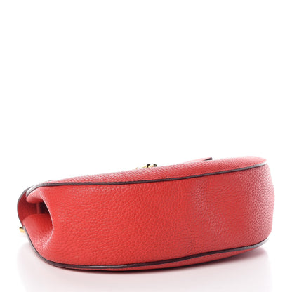 Chloe Grained Lambskin Drew Shoulder Bag Plaid Red 4 of 8