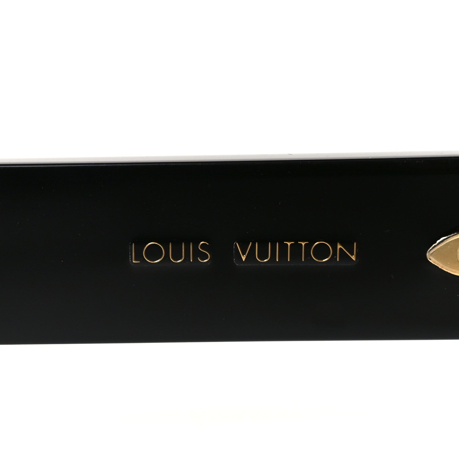Louis Vuitton Acetate LV Moon Rectangle Sunglasses Z1653E Black