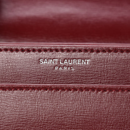Saint Laurent Calfskin Medium Monogram Sunset Pallisandre 6 of 10
