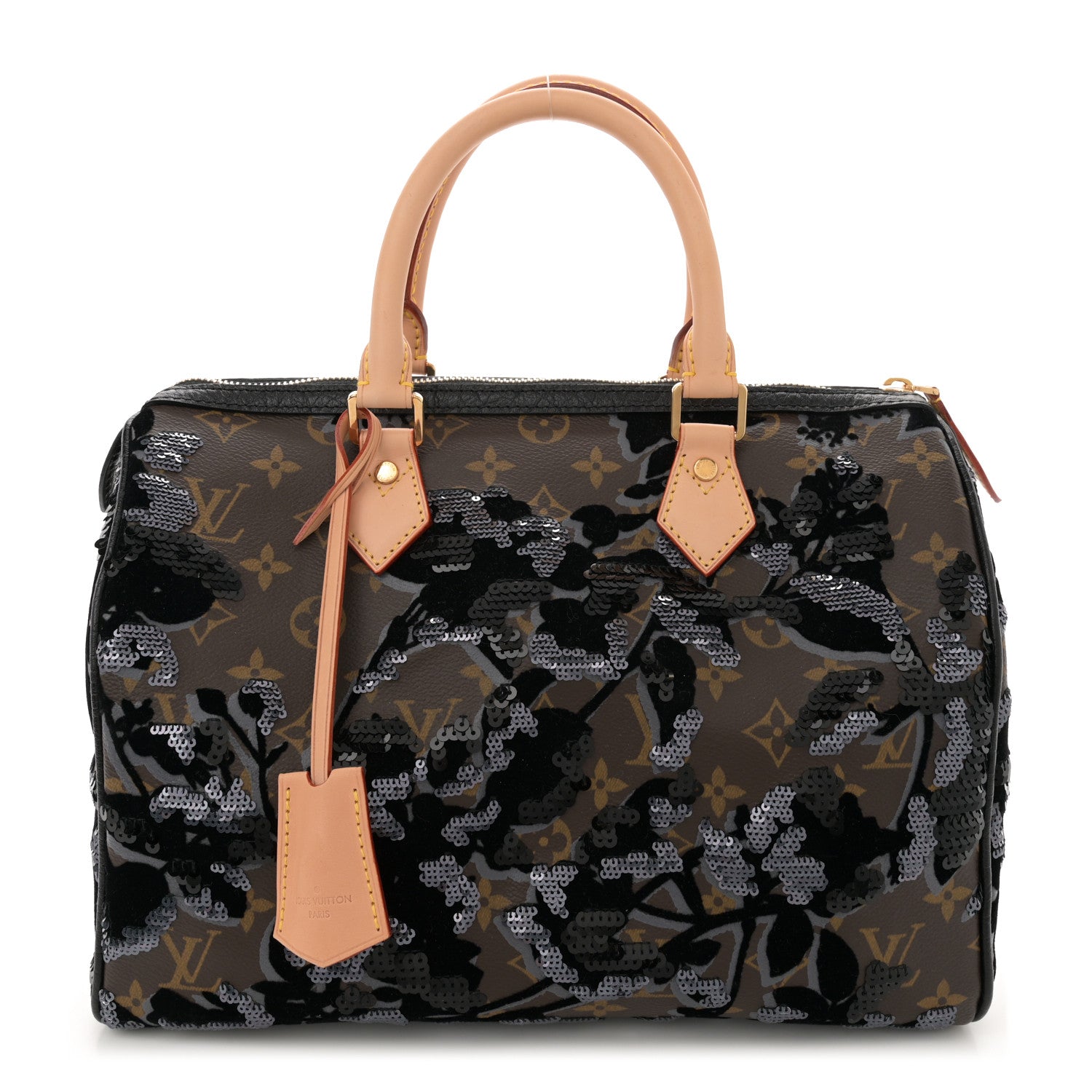 Louis Vuitton Monogram Fleur De Jais Sequins Speedy 30 1 of 10