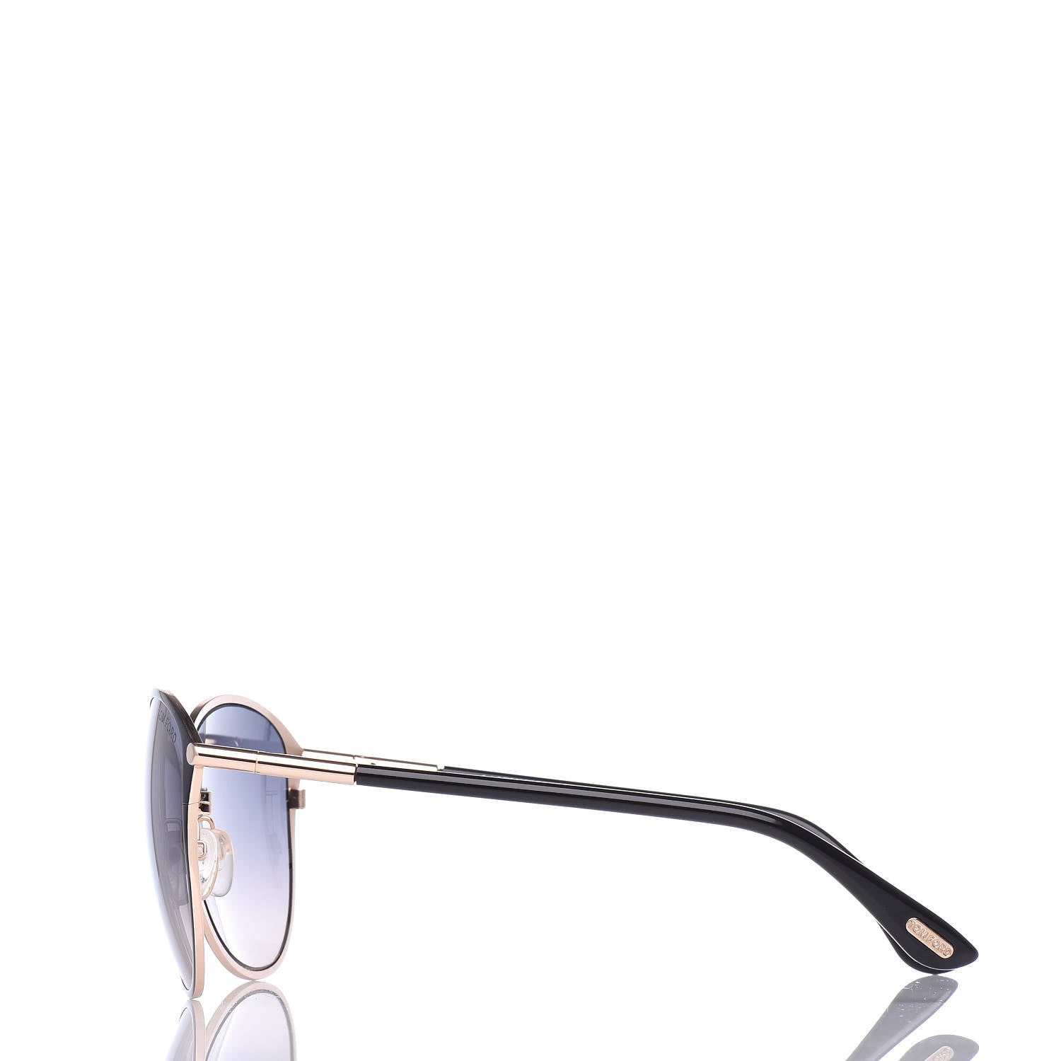 Tom Ford Penelope Vintage Round Sunglasses TF320 Black 3 of 8