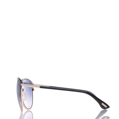 Tom Ford Penelope Vintage Round Sunglasses TF320 Black 3 of 8