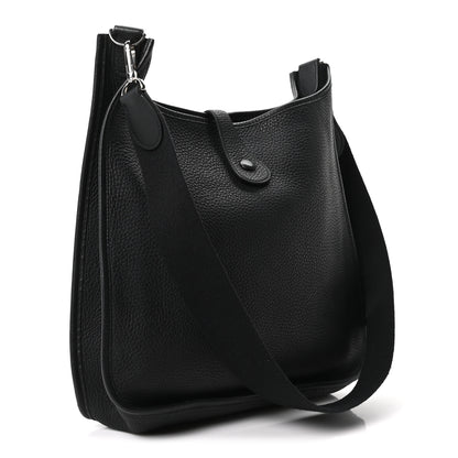 Hermes Taurillon Clemence Evelyne GM Black 3 of 10