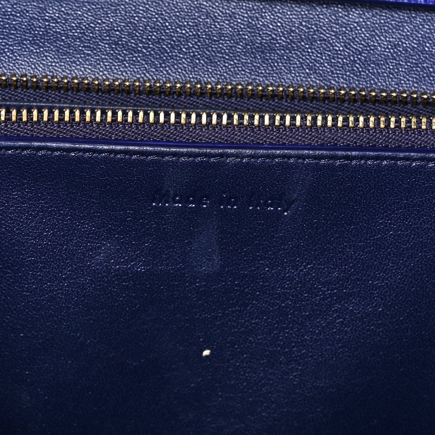 Liege Calfskin Medium Classic Box Flap Bag Indigo