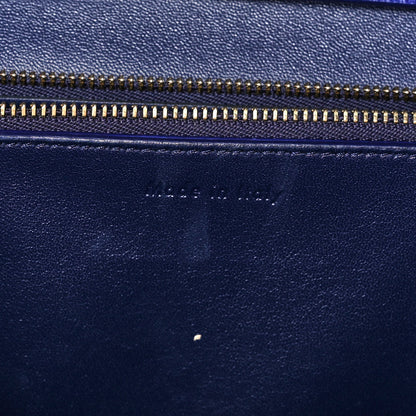 Celine Liege Calfskin Medium Classic Box Flap Bag Indigo 6 of 14