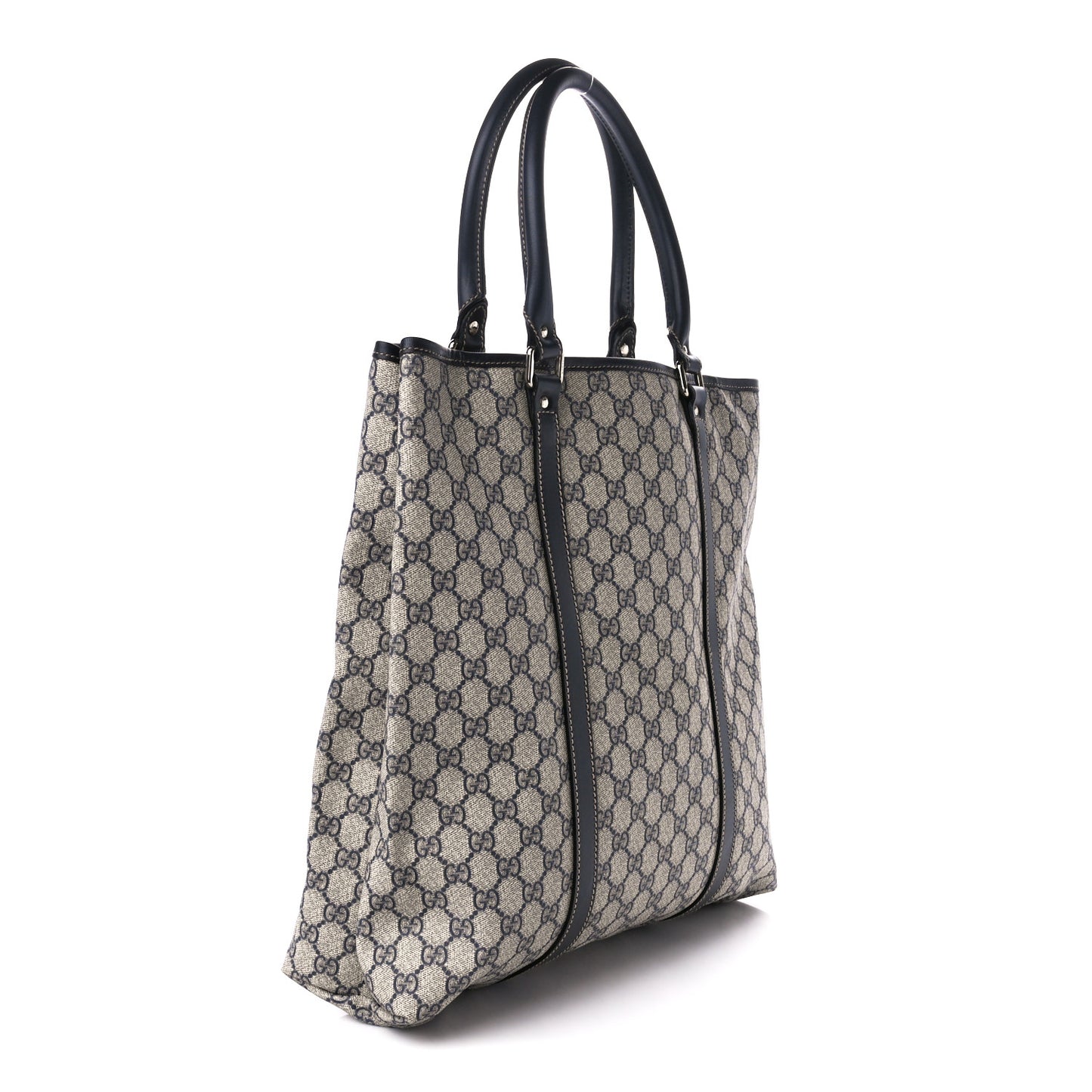 GG Plus Monogram Joy Vertical Tote Navy