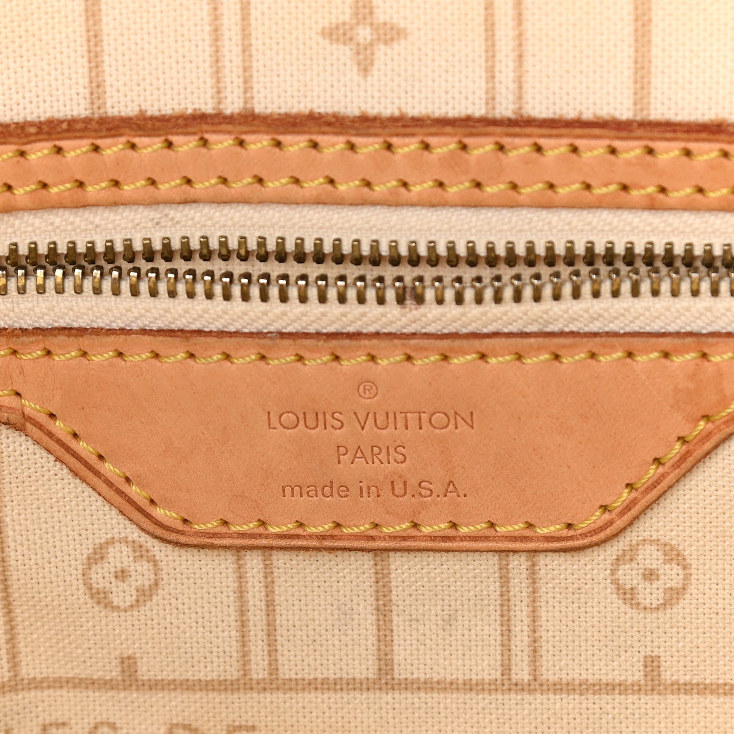 Louis Vuitton Damier Azur Neverfull MM 6 of 9