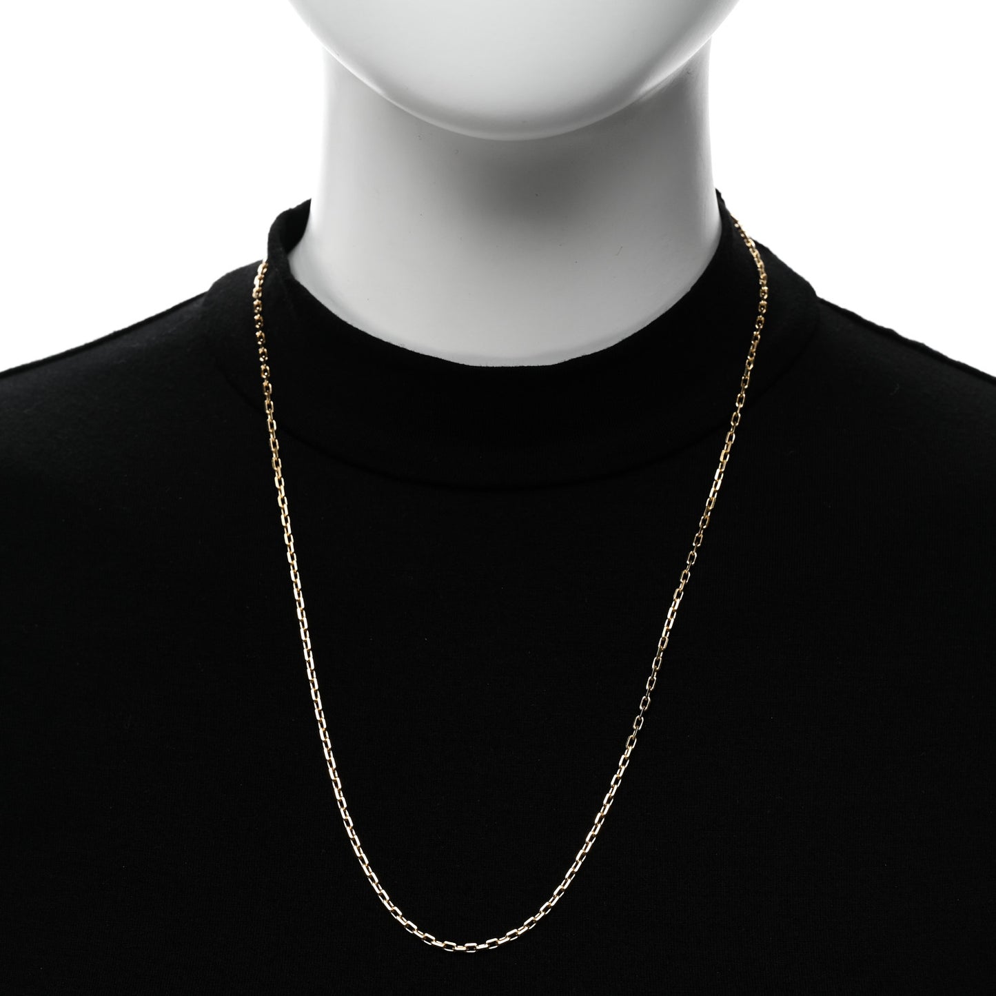 18K Yellow Gold Lucky Chain Necklace