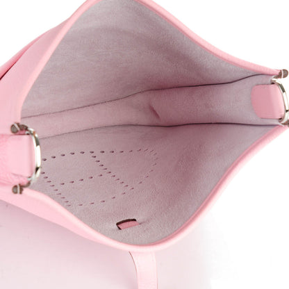 Hermes Taurillon Clemence Evelyne III PM Rose Sakura 7 of 7