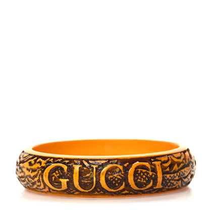 Gucci Resin Flora Bracelet S Giallo 1 of 5