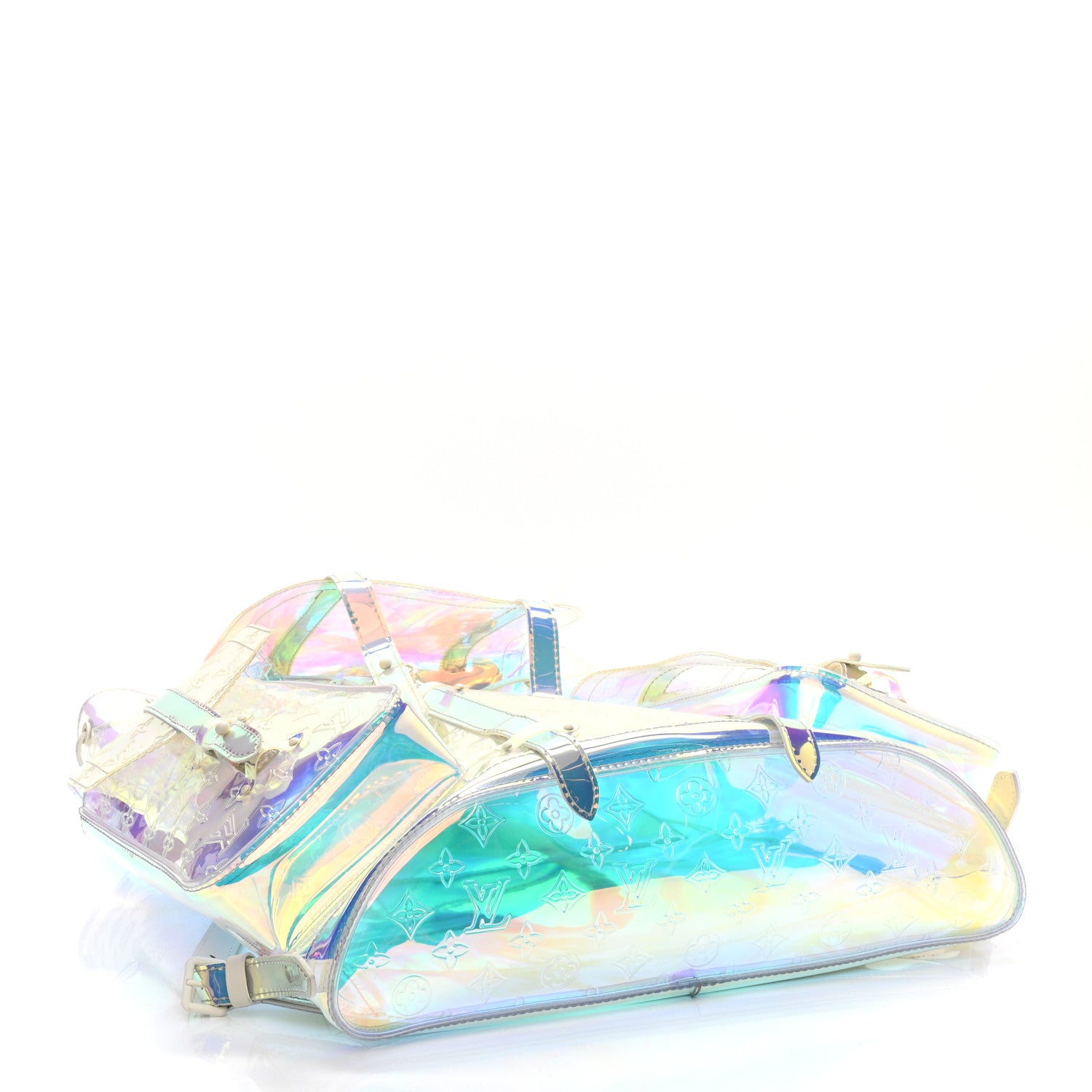 Louis Vuitton PVC Monogram Christopher Backpack GM Iridescent Prism 4 of 10