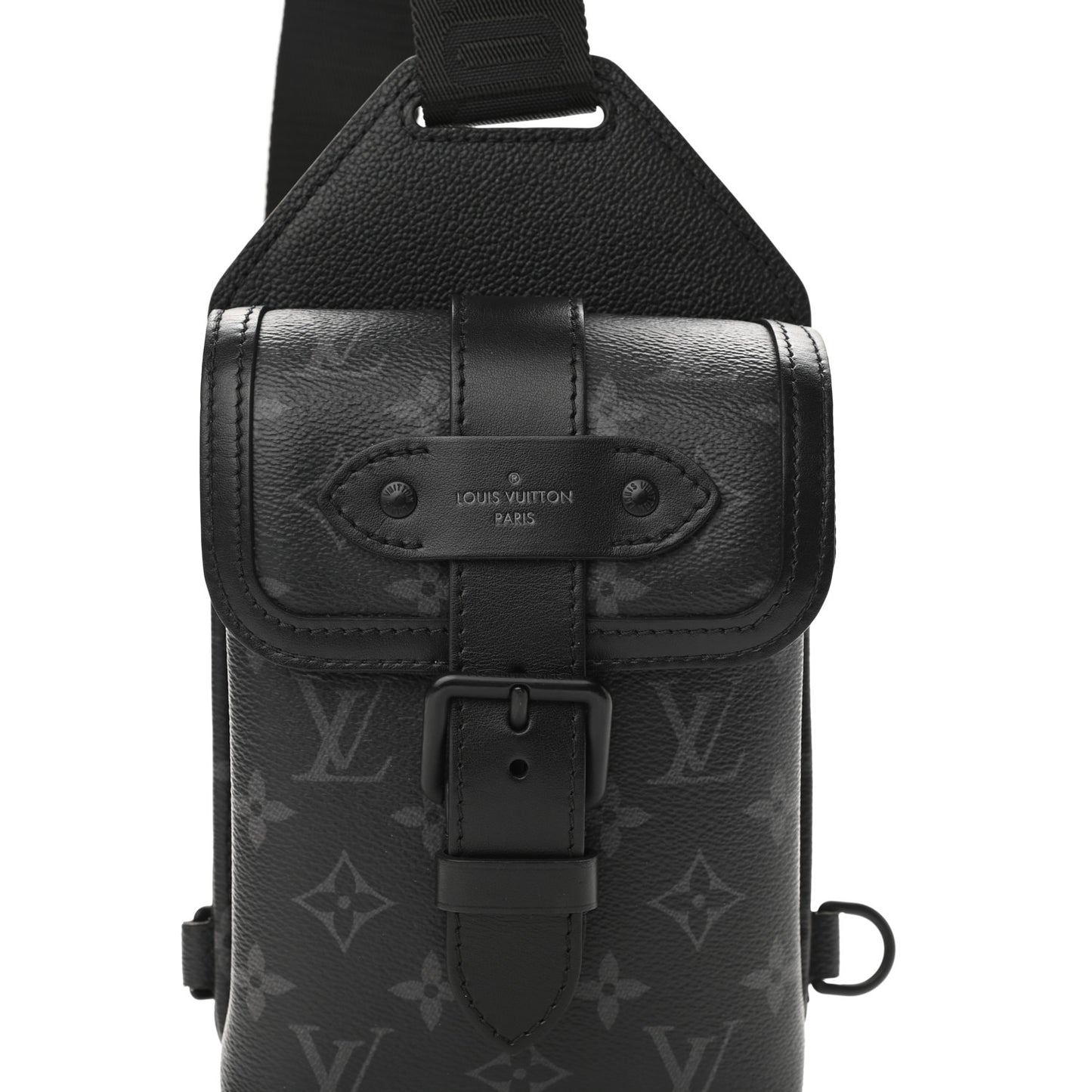 Monogram Eclipse Saumur Slingbag Black