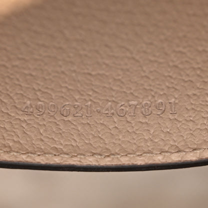 Gucci GG Supreme Monogram Textured Dollar Calfskin Web Small Ophidia Dome Shoulder Beige Mystic White Oatmeal 7 of 14