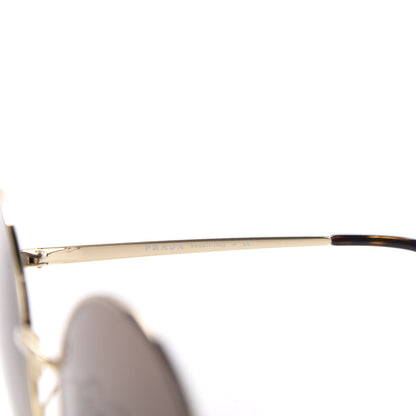 Prada Metal Enamel Oversized Round Sunglasses SPR59X Tortoise Gold 5 of 7