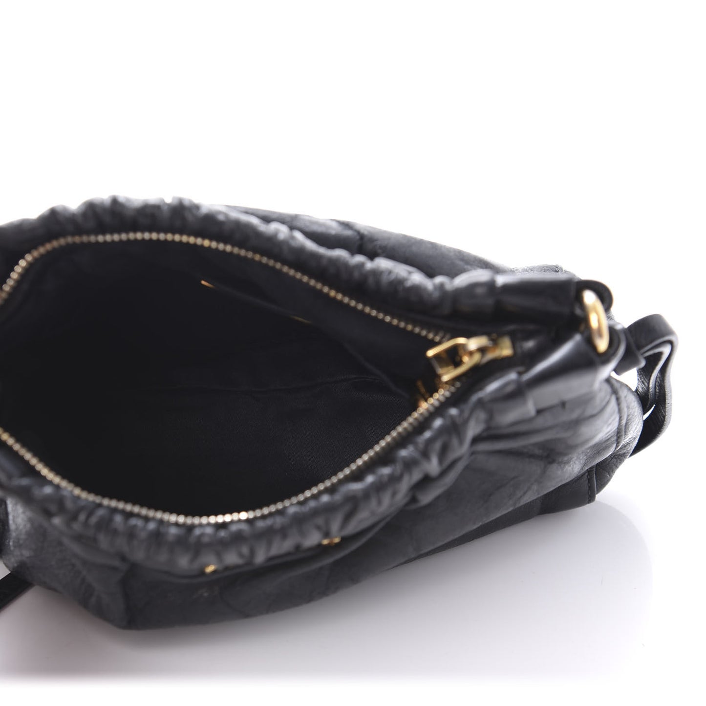 Vitello Crossbody Pouch Black