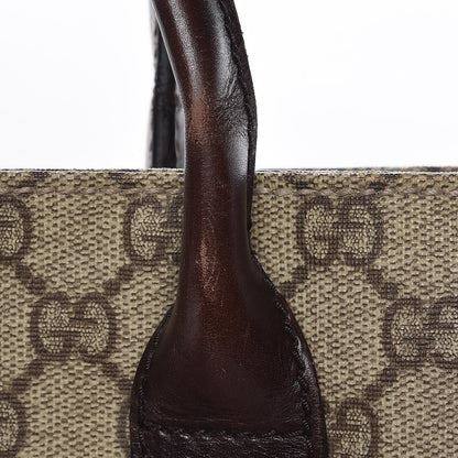 Gucci GG Plus Monogram Small Vertical Tote Dark Brown 9 of 15