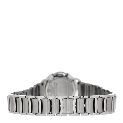 Tiffany Stainless Steel Diamond Mother of Pearl 25mm Tiffany T Round Quartz Watch 3 of 5