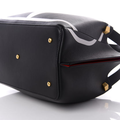 Valentino Garavani Nappa VLogo Small Escape Tote Black 6 of 8
