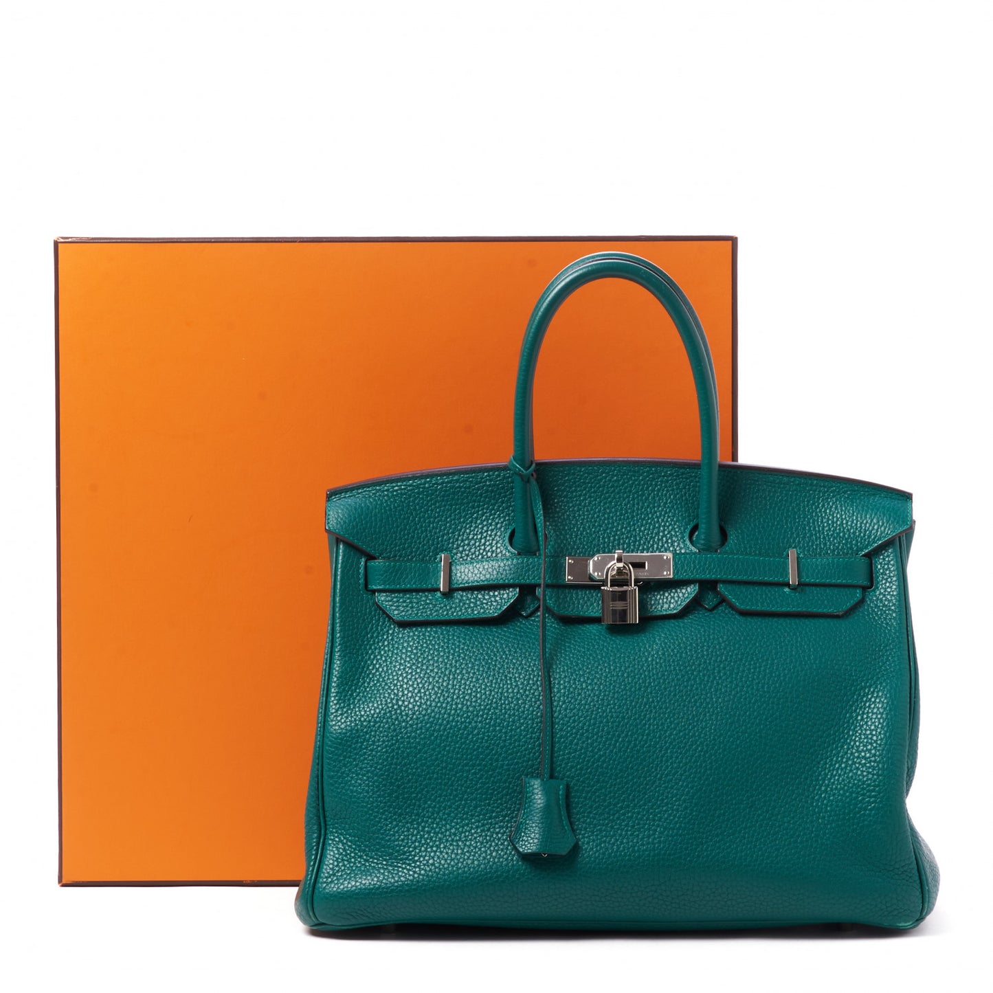 Taurillon Clemence Birkin 35 Malachite
