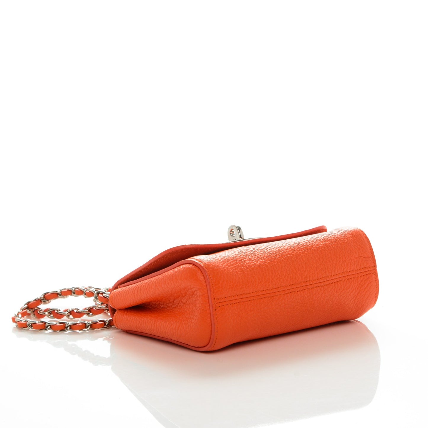 Small Classic Grain Calfskin Mini Lily Manadrin