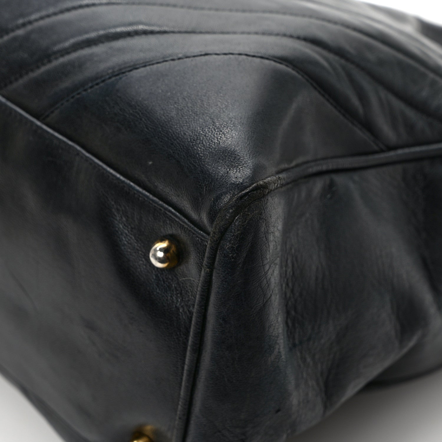 Chanel Lambskin Chevron Boston Black 12 of 12