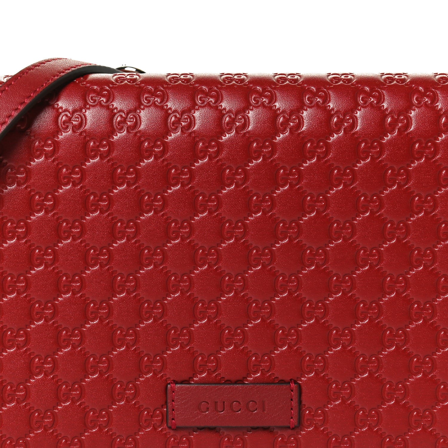 Gucci Microguccissima Crossbody Wallet Red 6 of 9