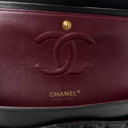 Chanel Lambskin Quilted Medium Double Flap Black 6 of 11