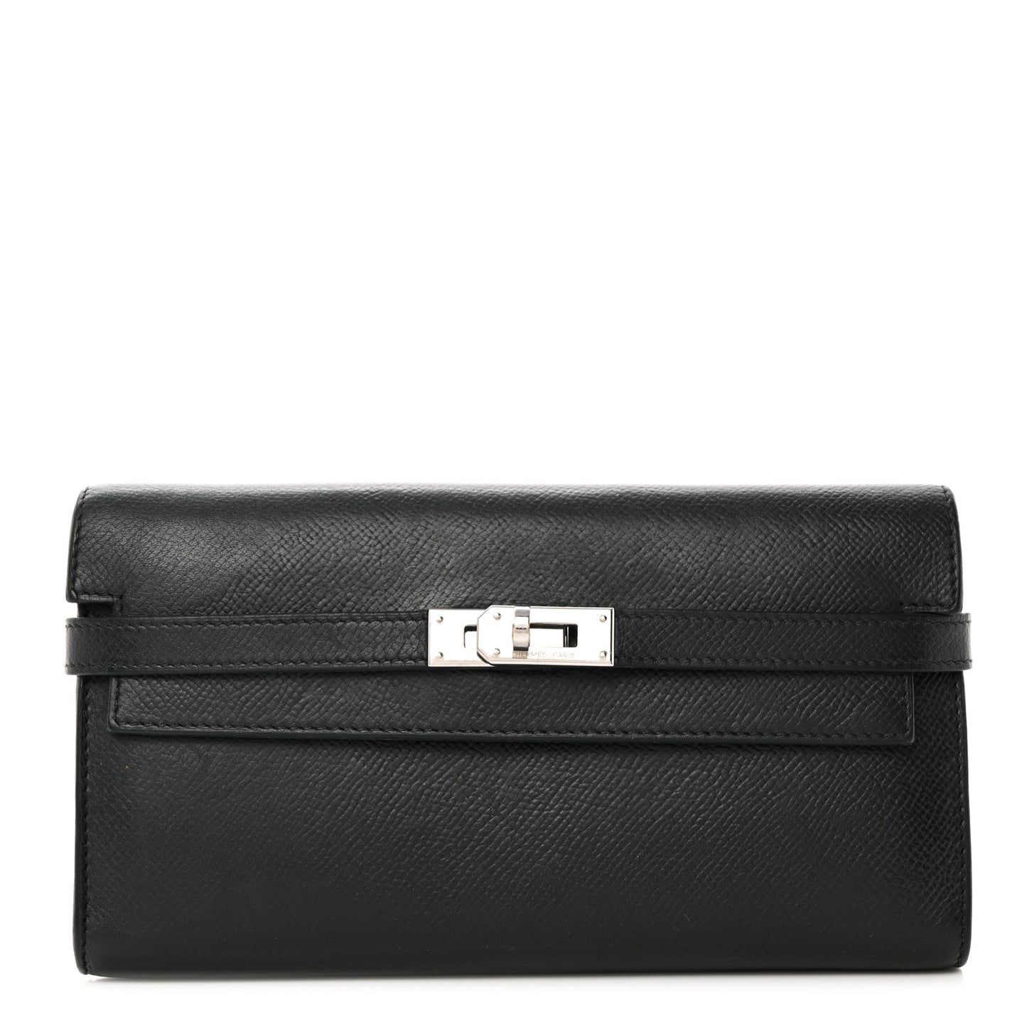 Epsom Kelly Longue Wallet Black