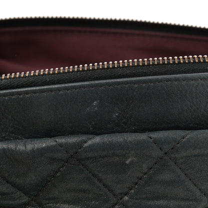 Chanel Iridescent Calfskin Quilted Large Shiva Flap Black 12 of 13