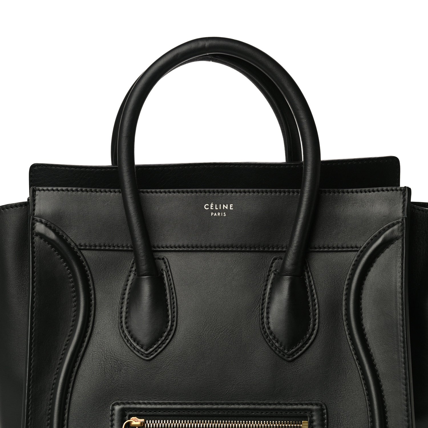Celine Smooth Calfskin Mini Luggage Black 8 of 30