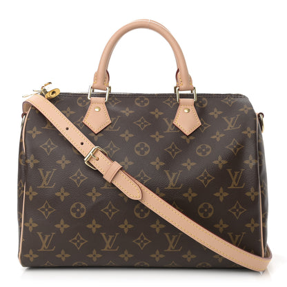 Louis Vuitton Monogram Speedy Bandouliere 30 1 of 12