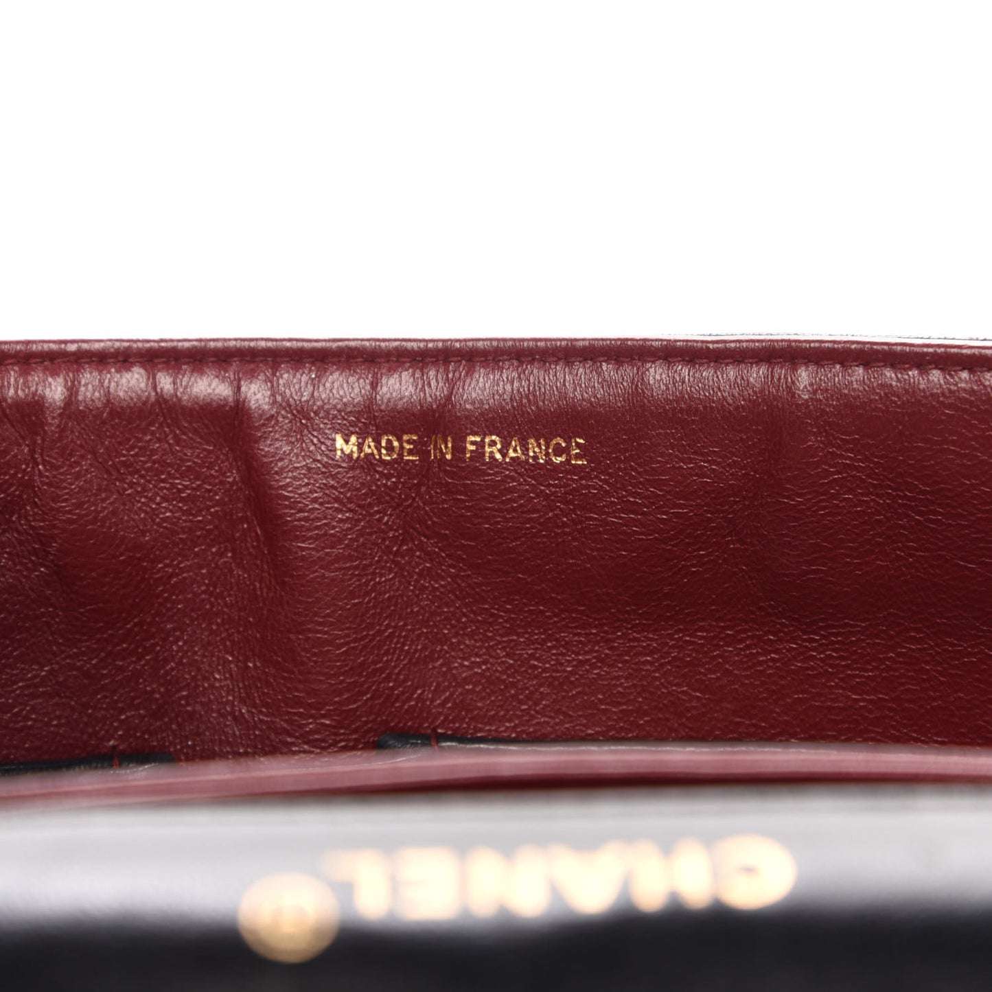 Lambskin Quilted Medium Single Flap Black