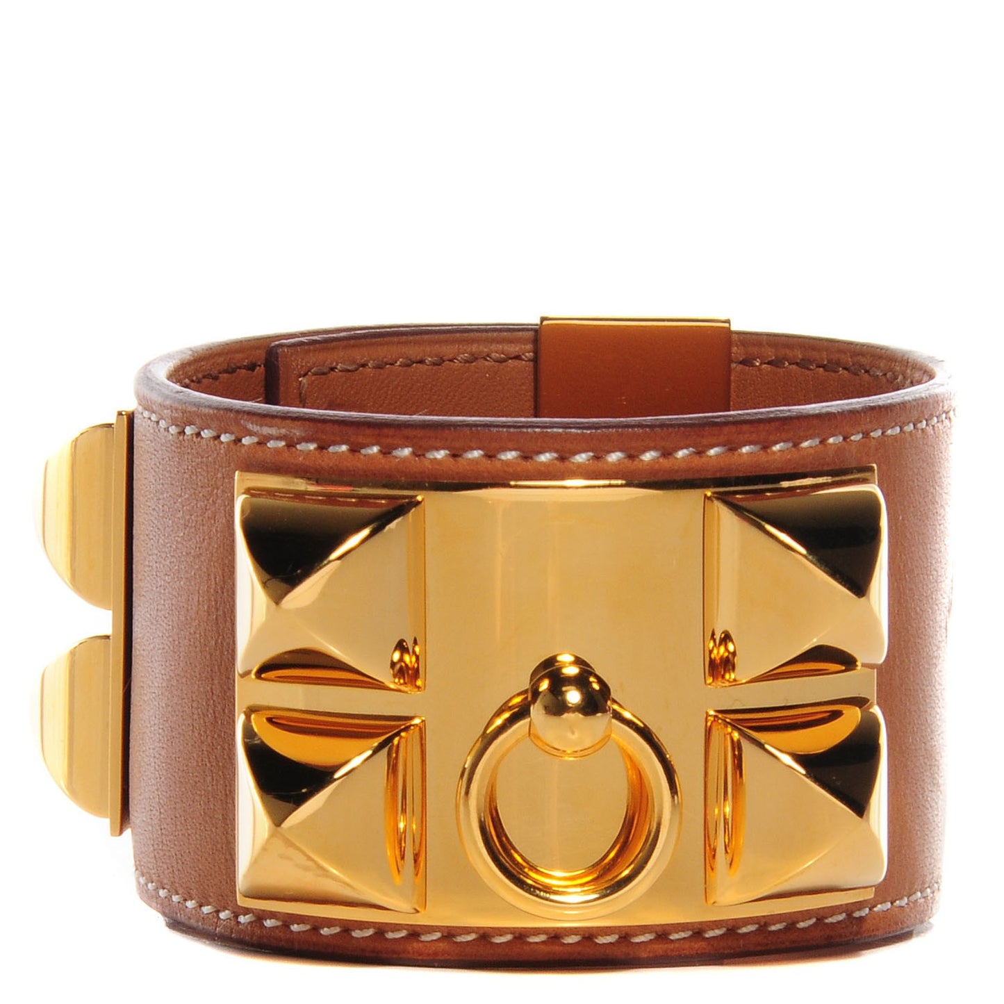 Barenia Collier De Chien CDC S Bracelet Fauve
