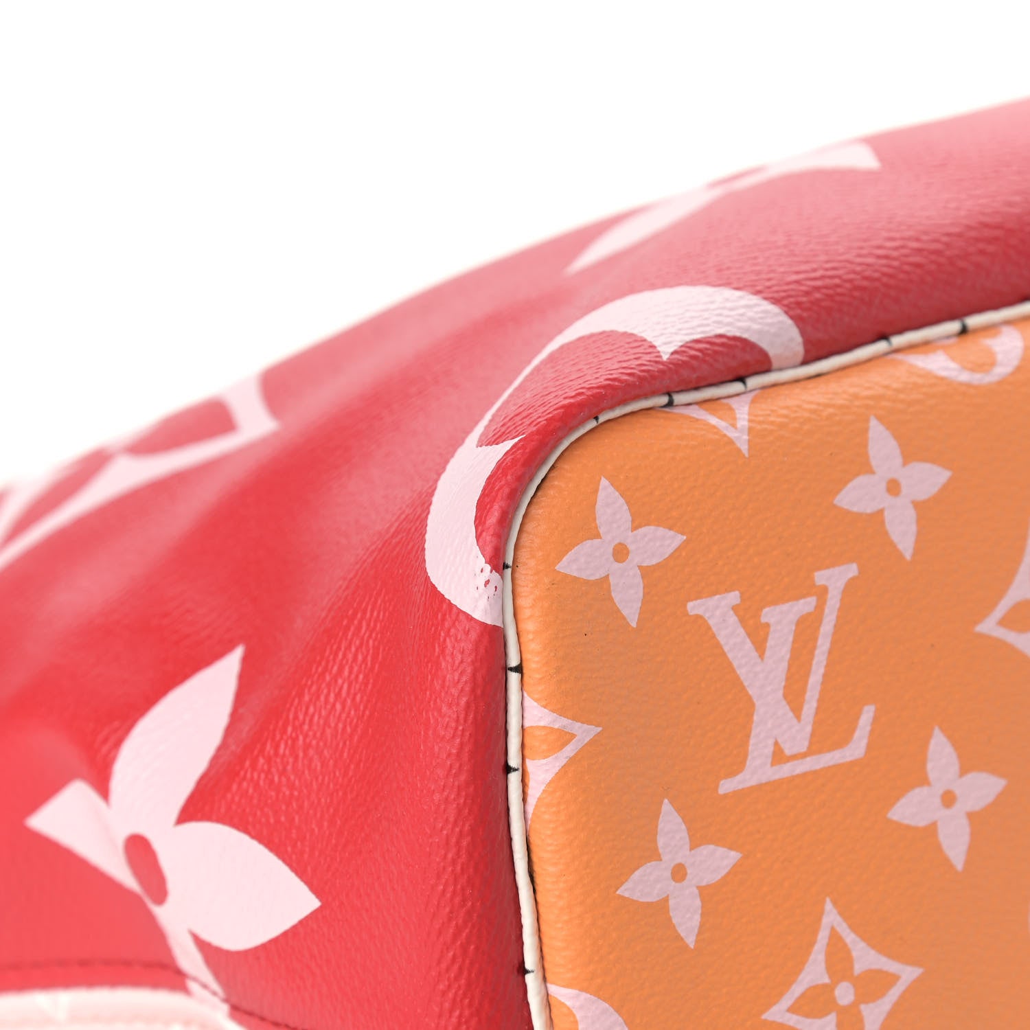Louis Vuitton Monogram Giant Neverfull MM Rouge 8 of 13