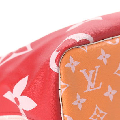 Louis Vuitton Monogram Giant Neverfull MM Rouge 8 of 13