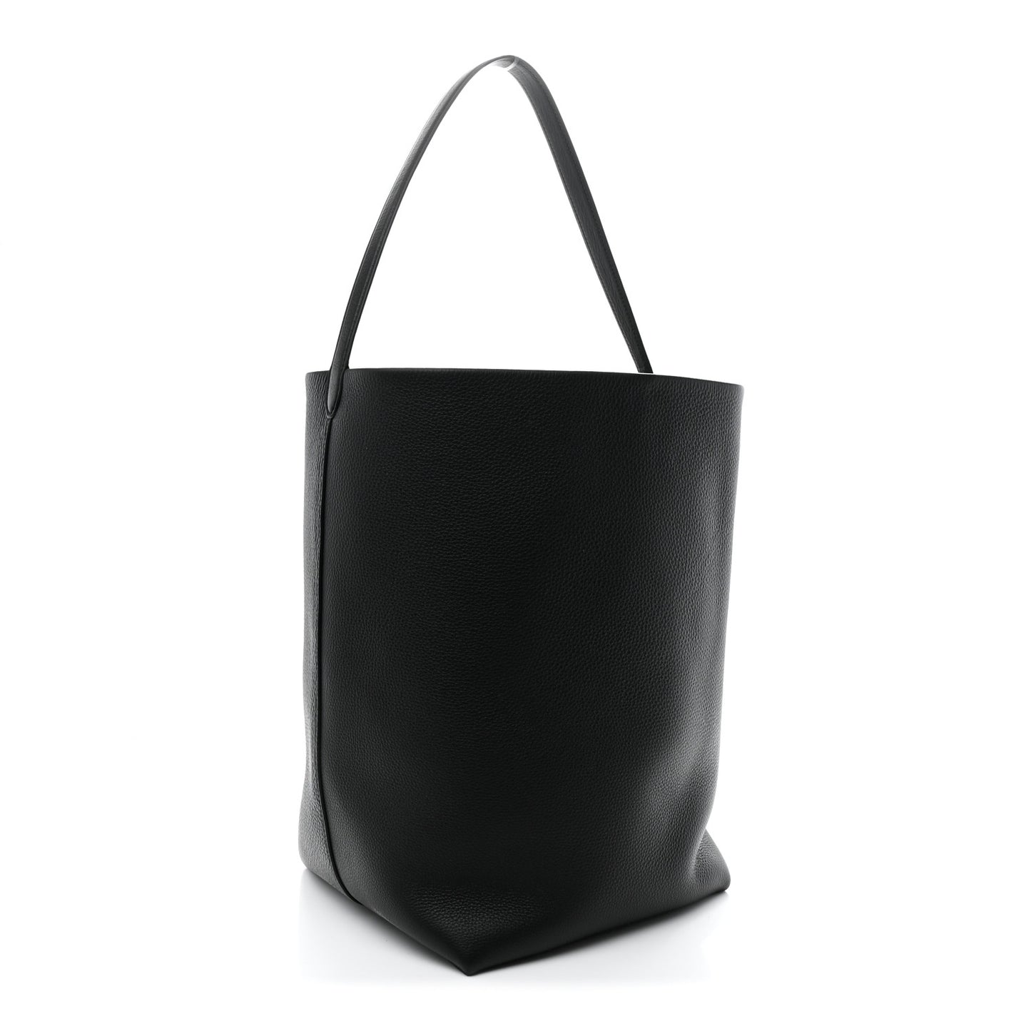 Grained Calfskin Large N/S Park Tote Black
