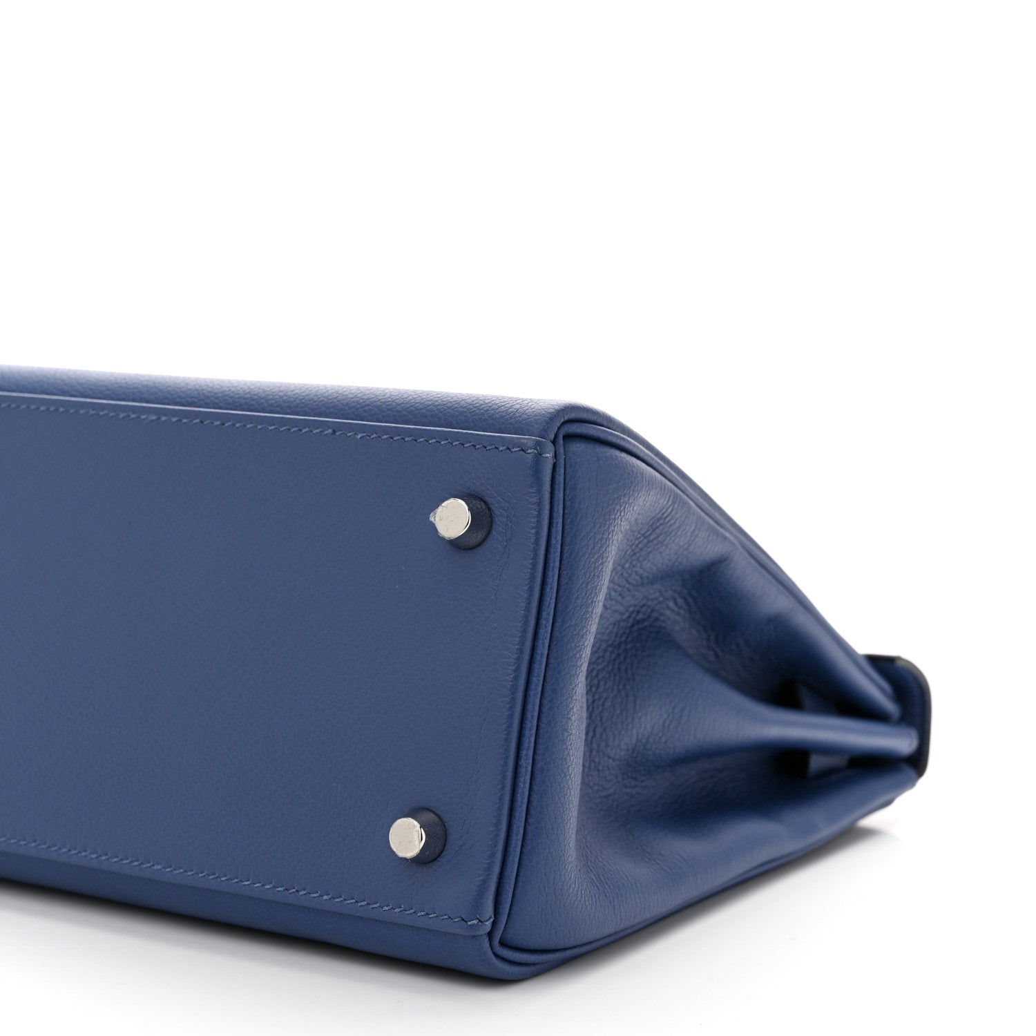 Hermes Evercolor Verso Kelly Retourne 28 Bleu Brighton Capucine 10 of 13