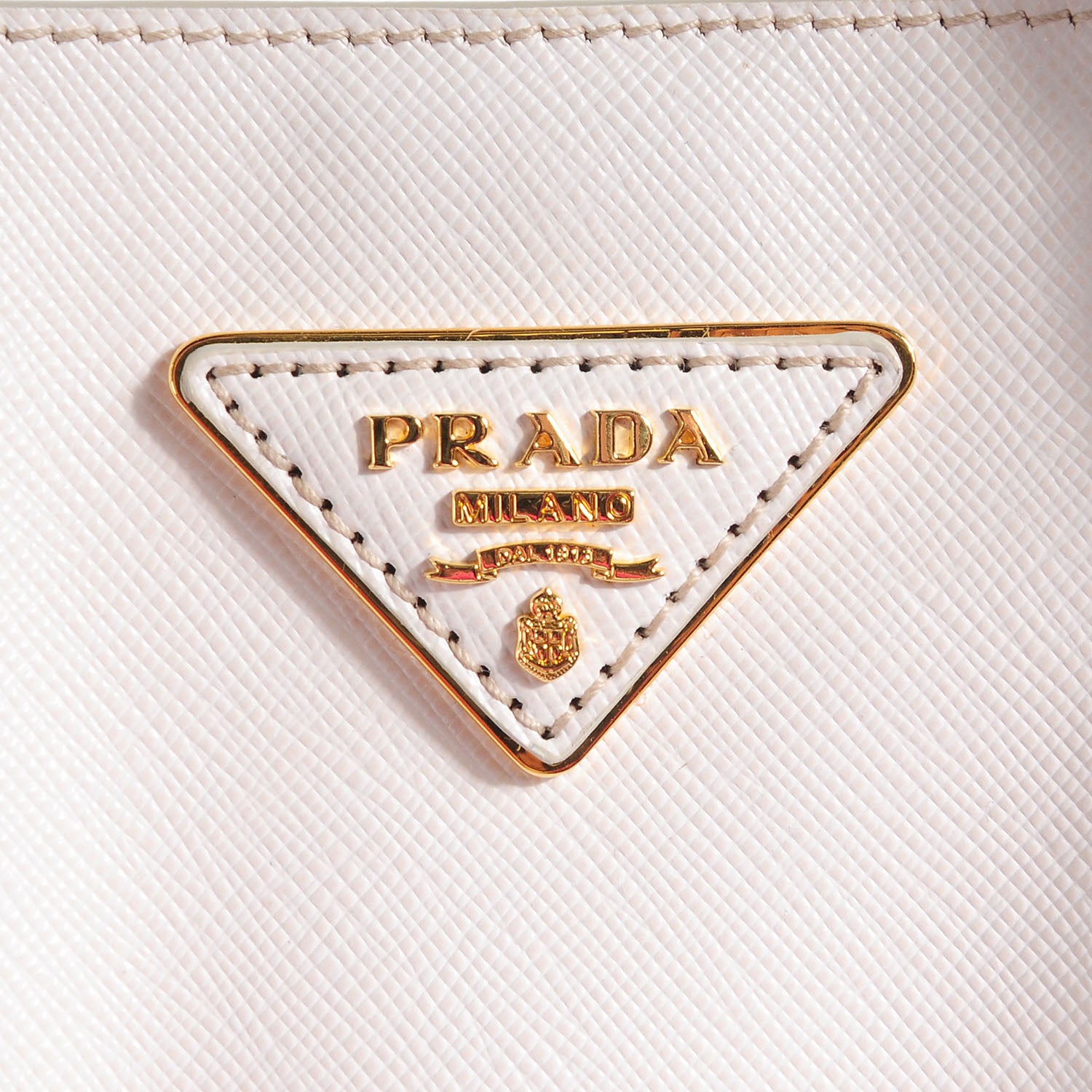 Prada Saffiano Lux Large Tote Bianco 5 of 12