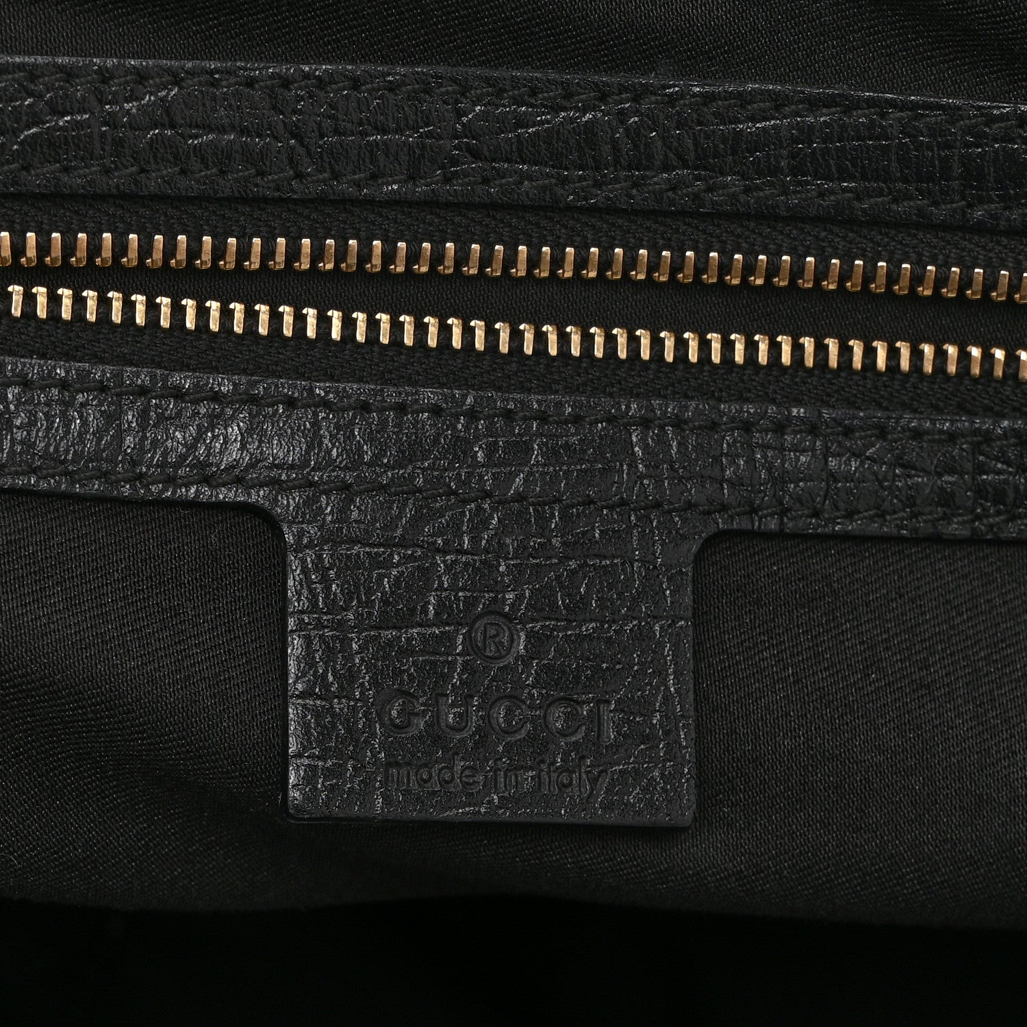Gucci Denim Monogram Medium Jolicoeur Tote Black 6 of 10