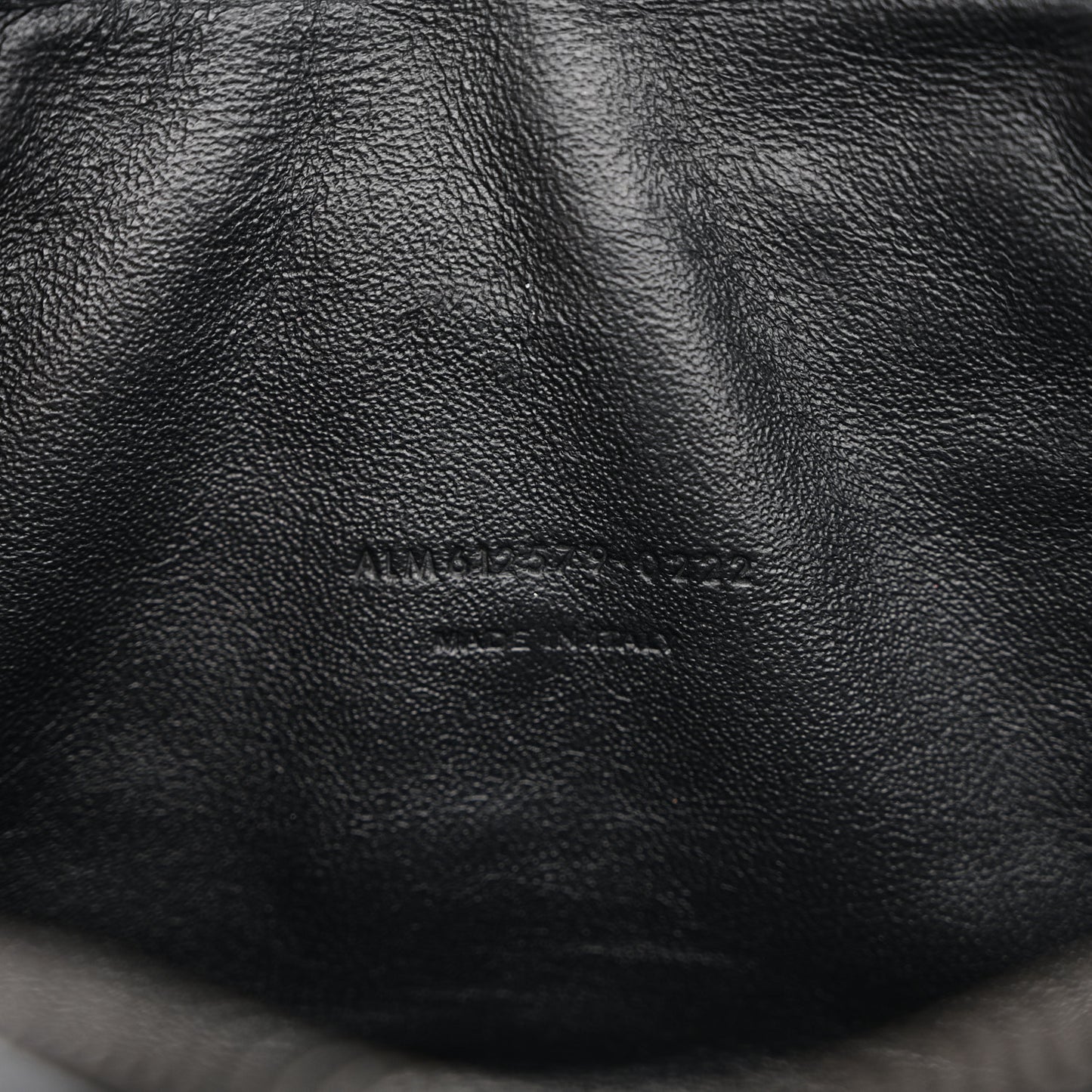 Grain De Poudre Matelasse Monochrome Monogram Mini Lou Camera Bag Black