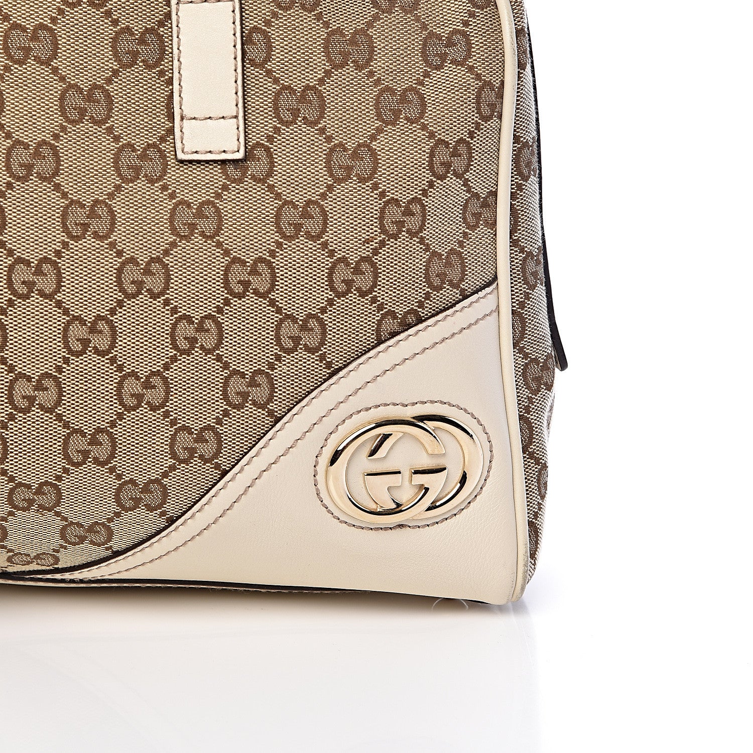 Gucci Monogram Medium New Britt Boston Off White 13 of 13