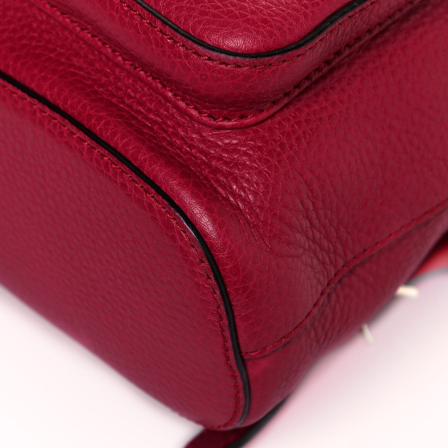 Cellarius Calfskin Medium Bamboo Backpack Petunia