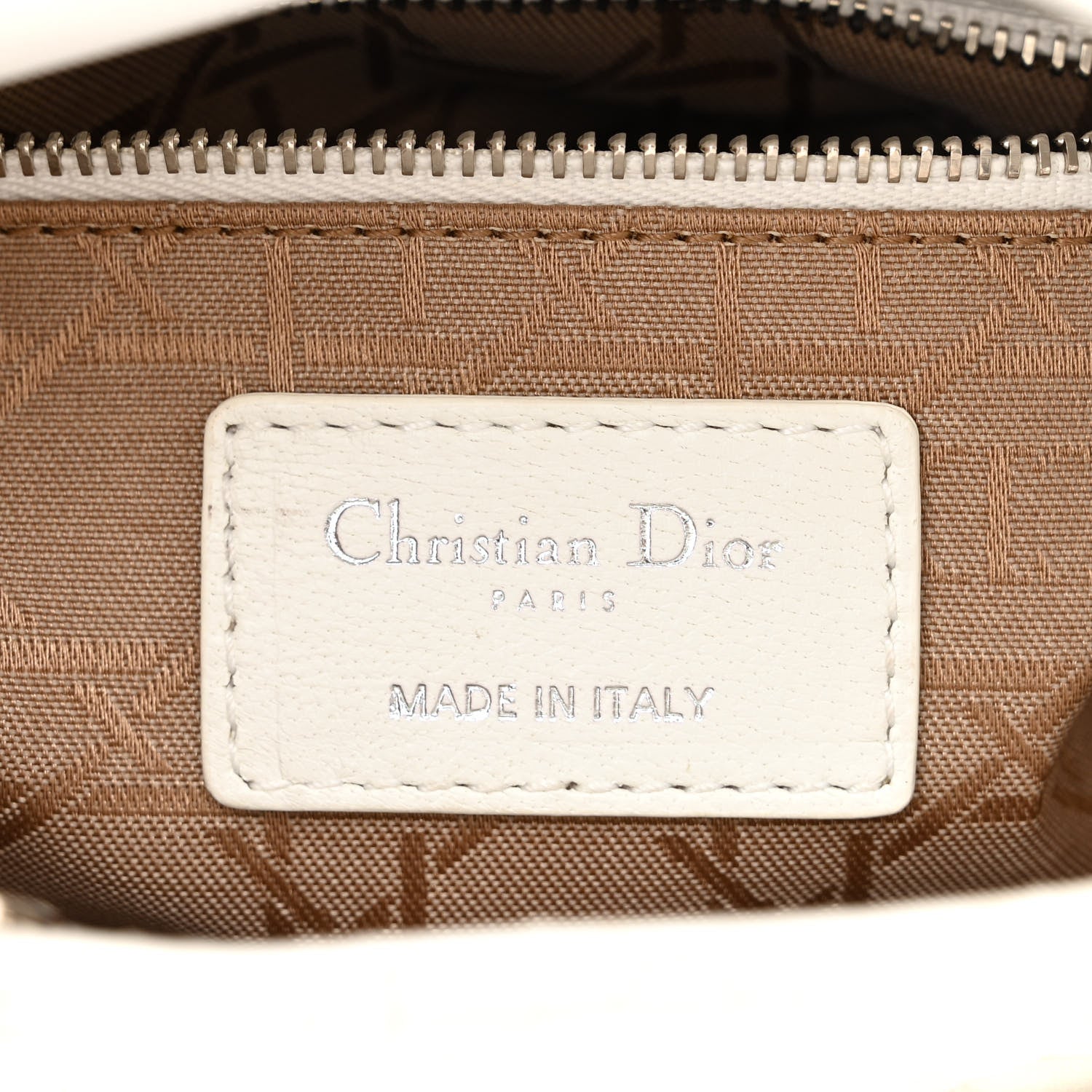 Christian Dior Lambskin Cannage Mini Lady Dior White 6 of 15