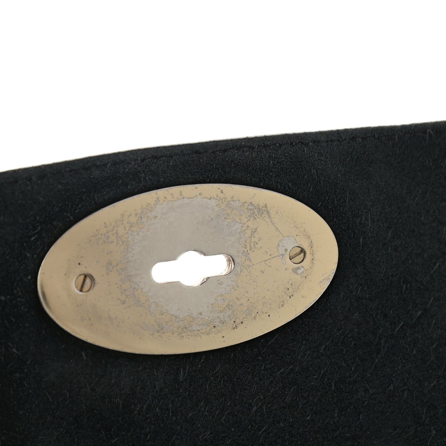 Glossy Goatskin Small Lily Flap Black