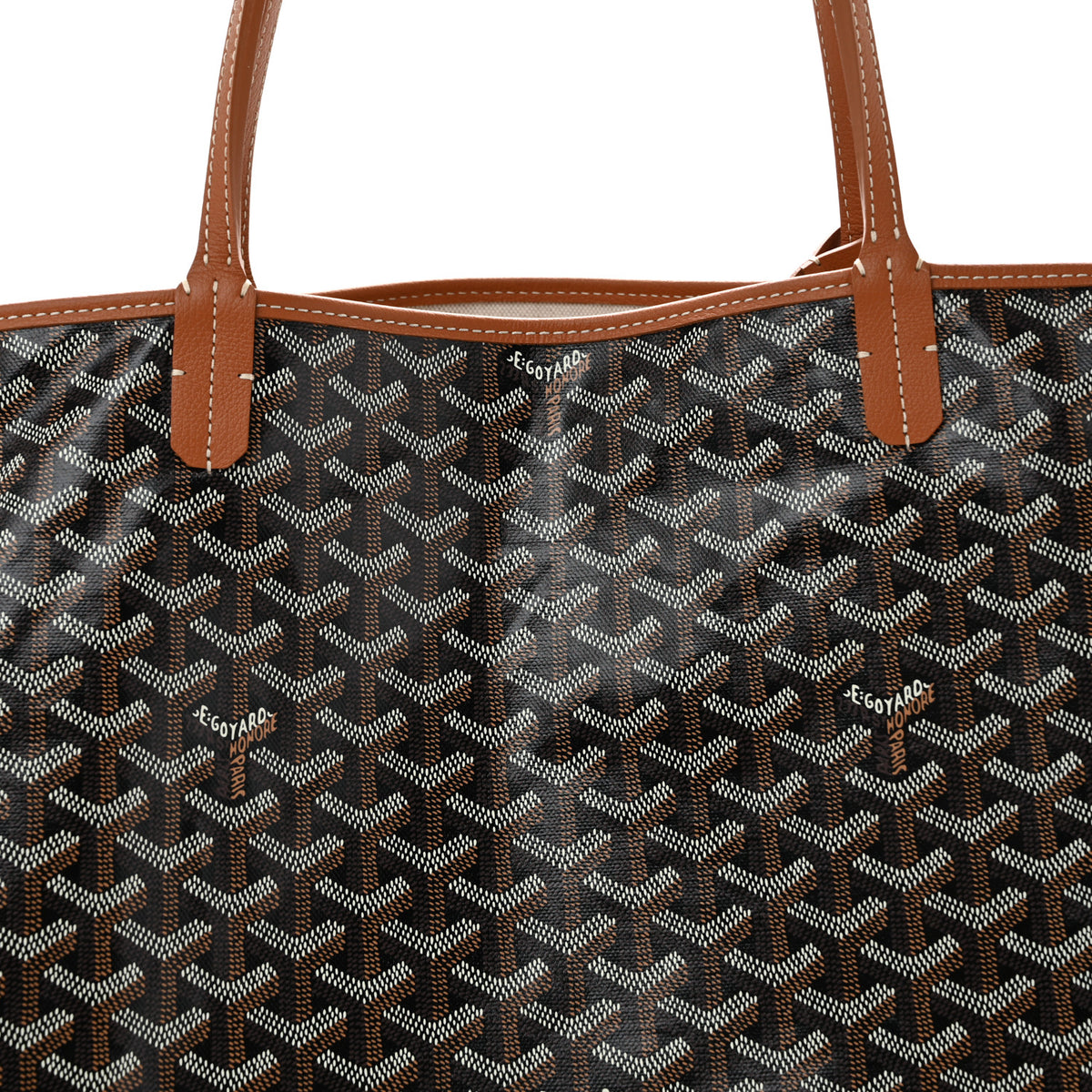 Goyard Goyardine Saint Louis GM Black Gold 9 of 11