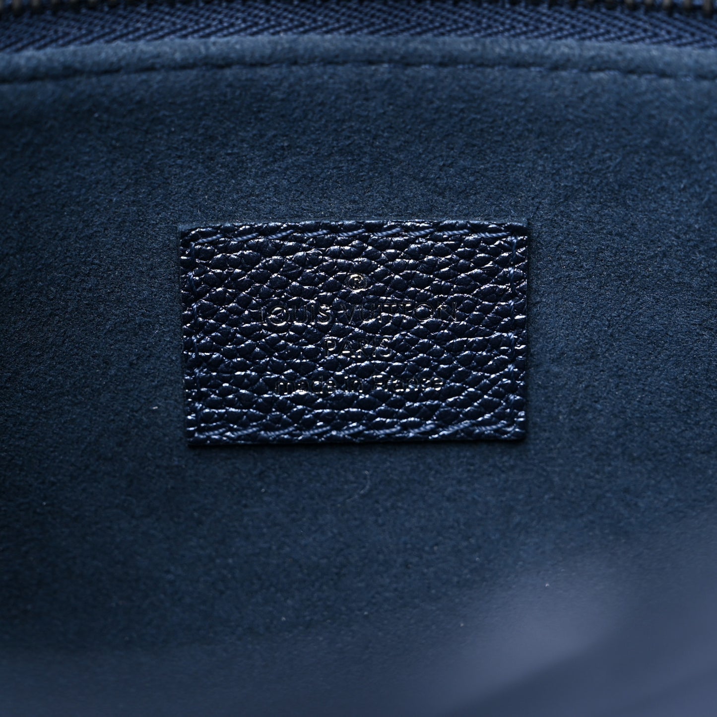 Metallic Empreinte Monogram Giant Onthego PM Navy Nacre